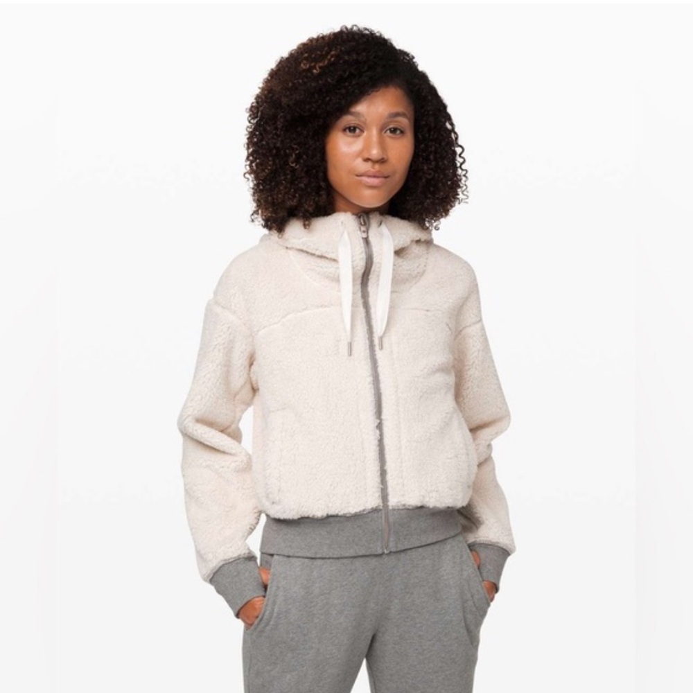 lululemon athletica Cream Teddy Jacket